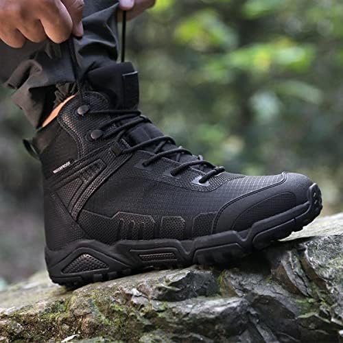FREE SOLDIER Men's Waterproof Hiking Boots Lightweight Work Boots Military Tacti... - Image 7