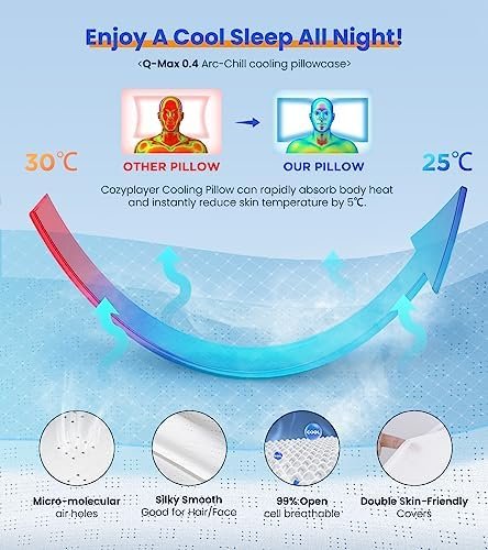 Ultra Pain Relief Cooling Pillow for Neck Support, Adjustable Cervical Pillow Co... - Image 6