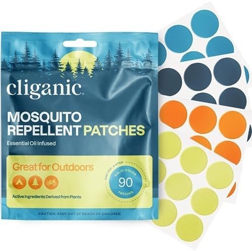 Cliganic Mosquito Repellent Stickers (90 Pack) - Patches for Kids & Adults, Natu... - Image 2