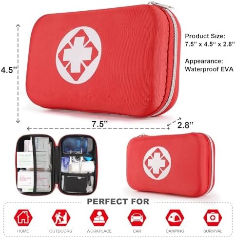 Gifts for Dad Him Men Women Kids Christmas, 330 PCS First Aid Kit for Car Home, ... - Image 3