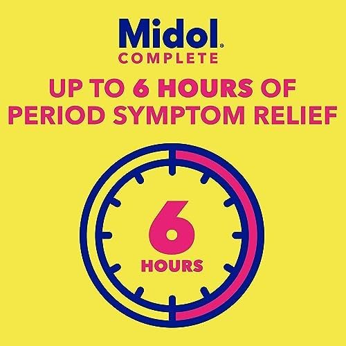Midol Complete Menstrual Pain Relief Caplets, 40 Count - Provides Cramp, Headach... - Image 4