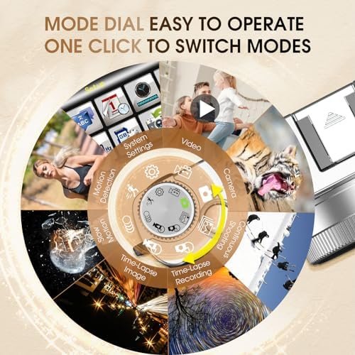 Upgraded 4K Digital Camera with SD Card Autofocus,48MP Point and Shoot Camera wi... - Image 5