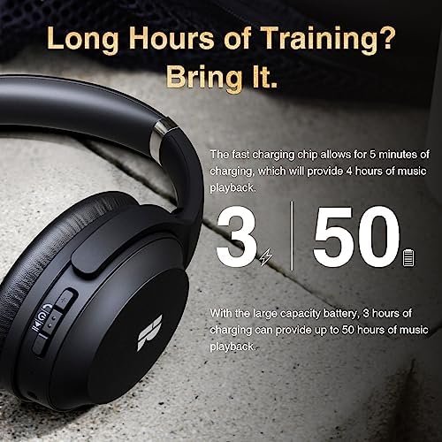 Bluetooth Headphones, Premium Active Noise Cancelling Wireless Headphones Over E... - Image 5