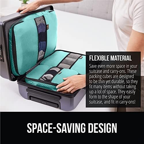 Gorilla Grip 8 Set Packing Cubes, Travel Essentials for Suitcases, Breathable Me... - Image 4