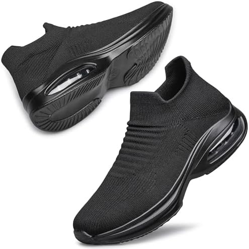 DOUSSPRT Womens Walking Shoes Sock Casual Ladies Fashion Sneakers Comfortable Sl... - Image 2