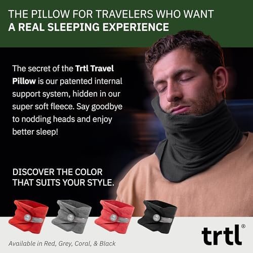 trtl Travel and Airplane Pillow - Real Sleeping Experience on Long Flights - Nec... - Image 5