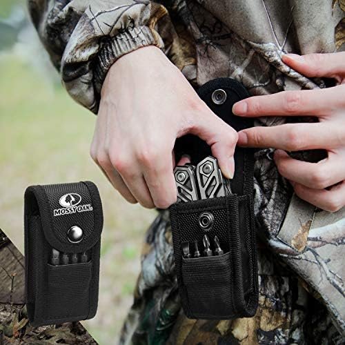 MOSSY OAK Multitool, 21-in-1 Stainless Steel Pocket Knife with Screwdriver Sleev... - Image 8