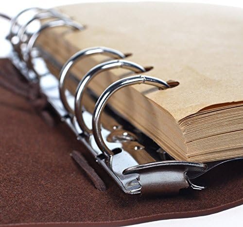 MALEDEN Refillable Spiral Daily Notepad Classic Embossed Travel Journal Diary - Image 5