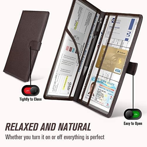 foryou Car Registration and Insurance Holder with Magnetic Closure, Auto Truck D... - Image 3