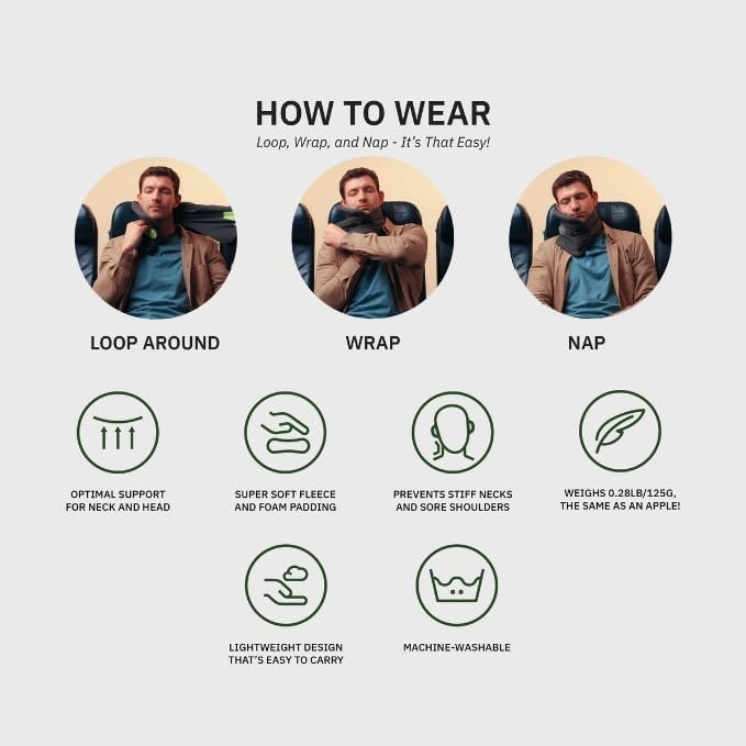 trtl Travel and Airplane Pillow - Real Sleeping Experience on Long Flights - Nec... - Image 7