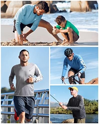 Roadbox Mens UPF 50+ UV Sun Protection Shirts Outdoor Long Sleeve SPF Rash Guard... - Image 5