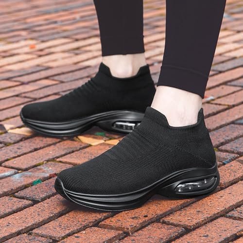 DOUSSPRT Womens Walking Shoes Sock Casual Ladies Fashion Sneakers Comfortable Sl... - Image 7
