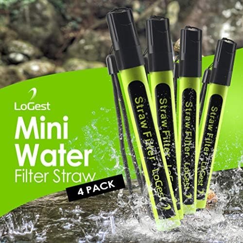 4 Pack Water Filter Straw - Water Purifying Device - Portable Personal Water Fil... - Image 8
