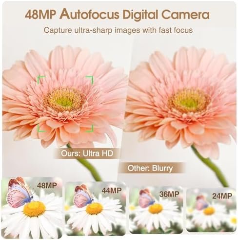 4K Digital Camera for Photography Autofocus, 48MP Vlogging Camera for YouTube wi... - Image 3