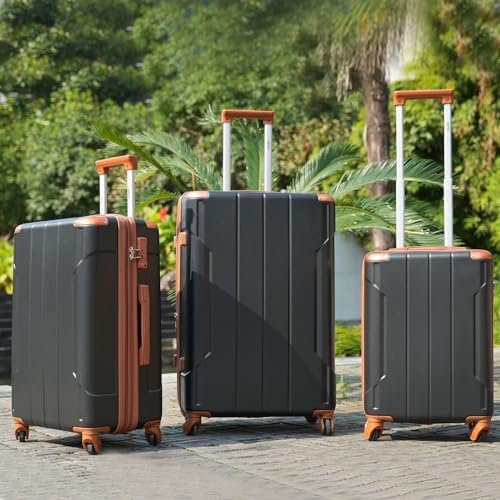 Merax Luggage Set 3 Piece Expandable Lightweight Spinner Suitcase with Corner Gu... - Image 3