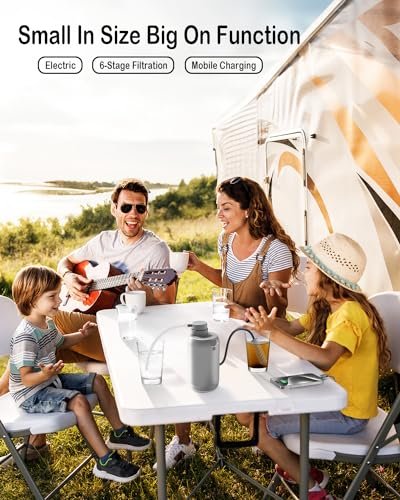 Upgraded Electric Portable Water Purifier - Advanced 6-Stage Filtration, Phone C... - Image 5