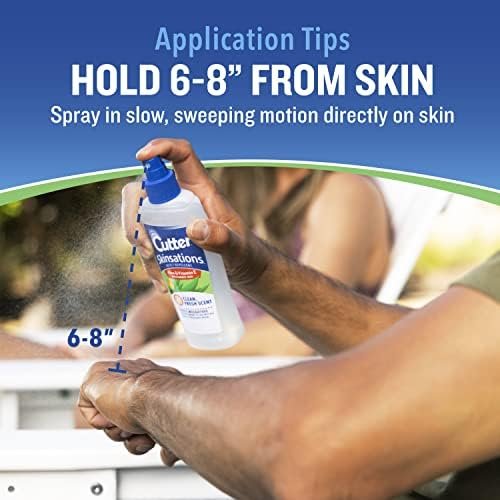 Cutter Skinsations Insect Repellent, Repels Mosquitos, Ticks, Gnats, Fleas, 7% D... - Image 7