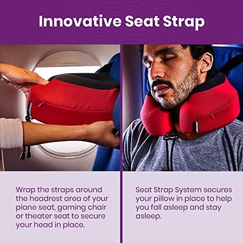 Cabeau Evolution S3 Travel Neck Pillow Memory Foam Neck Support, Adjustable Clas... - Image 5