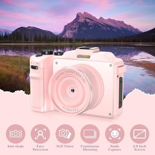 4K Digital Cameras for Photography,48MP WiFi Vlogging Camera for YouTube,Multi-F... - Image 7