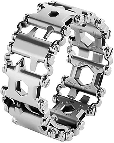 Multitool Bracelet 29 in 1, 22cm Stainless Steel, Multi Tool Bracelet for Men Ou... - Image 2