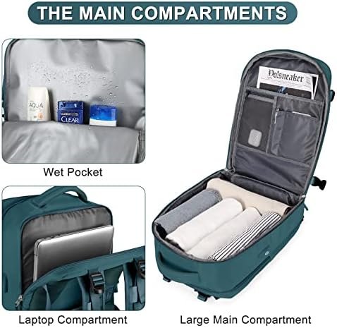 coofay Travel Backpack For Women Men Airline Approved Carry On Backpack Flight A... - Image 5