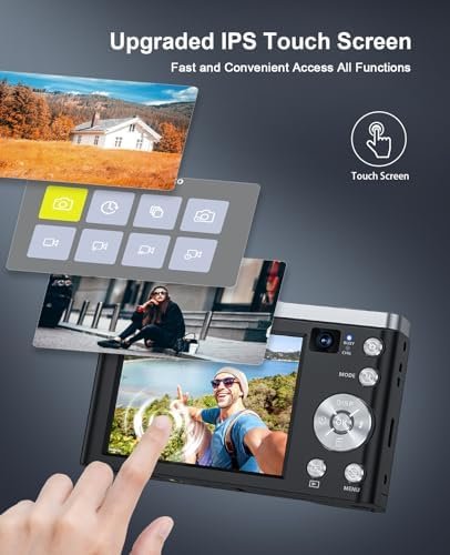 5K Digital Camera with 64GB Card, Touch Screen & 10X Optical Zoom, 56MP Front an... - Image 5