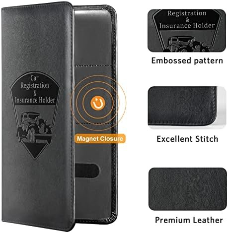 CoBak Car Registration and Insurance Holder - Vehicle Glove Box Car Organizer, A... - Image 5