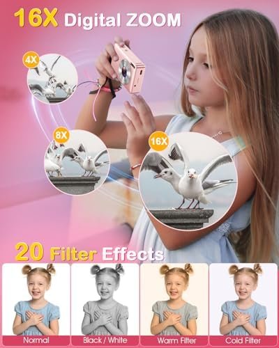 Digital Camera 2024 Newest FHD 1080P 44MP Cameras for photography, Point and Sho... - Image 5