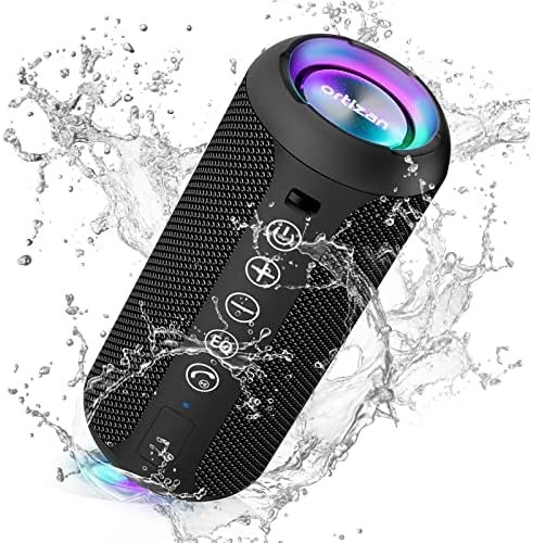 Ortizan Portable Bluetooth Speakers, IPX7 Waterproof Wireless Speaker with 24W L... - Image 2
