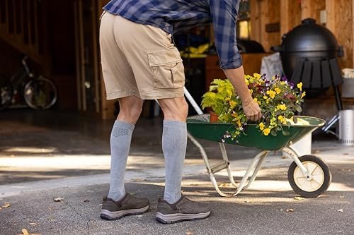 Dr. Scholl's Men's Graduated Compression Over the Calf Socks - 2 & 3 Pairs - Com... - Image 7