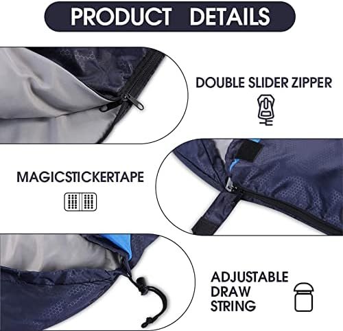 Sleeping Bags for Adults Backpacking Lightweight Waterproof- Cold Weather Sleepi... - Image 5