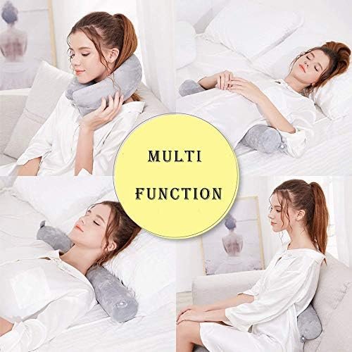 Travel Pillow Neck Pillows Travel Essentials Traveling on Airplane Twist Memory ... - Image 5