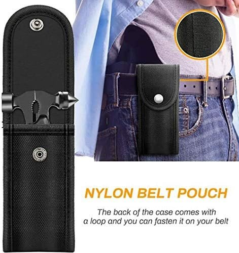 Multi Tool For Men,Tool Kit,Window Breaker Seatbelt Cutter,Multitool Knife,Car S... - Image 6