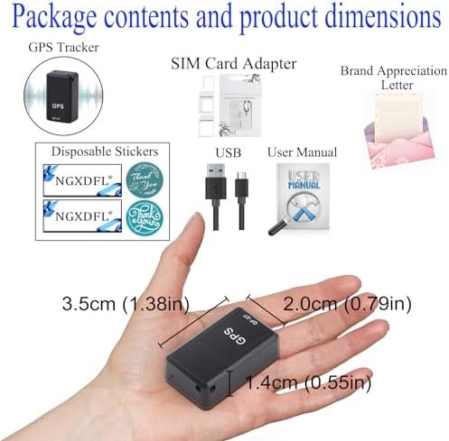 GPS Tracker for Vehicles,Car GPS Tracker Portable Real Time Magnetic GPS Trackin... - Image 3