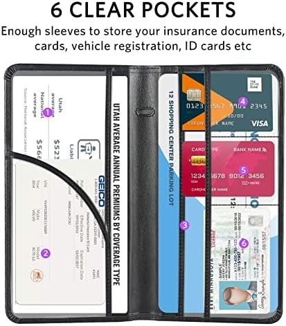 CoBak Car Registration and Insurance Holder - Vehicle Glove Box Car Organizer, A... - Image 4