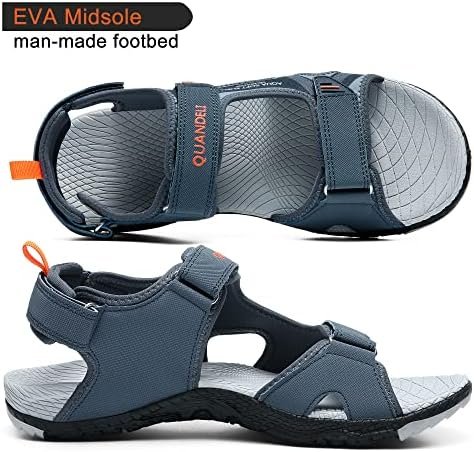 Men's Sport Sandals, Open Toe Water Sandals with Arch Support Waterproof Lightwe... - Image 3