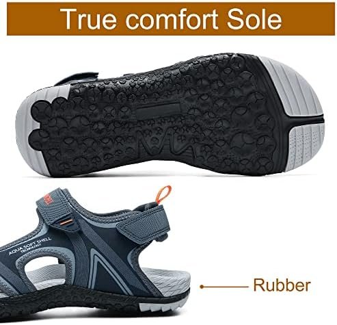 Men's Sport Sandals, Open Toe Water Sandals with Arch Support Waterproof Lightwe... - Image 6