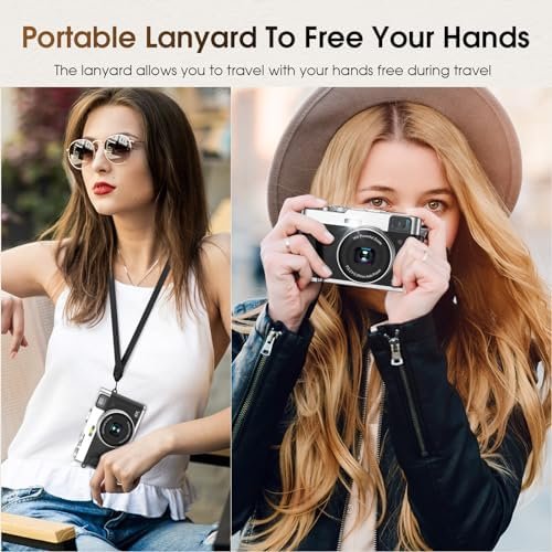 Upgraded 4K Digital Camera with SD Card Autofocus,48MP Point and Shoot Camera wi... - Image 6