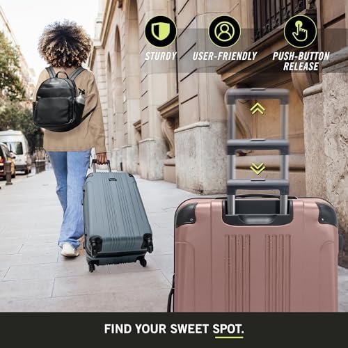 Kenneth Cole REACTION Out of Bounds Lightweight Hardshell 4-Wheel Spinner Luggag... - Image 4