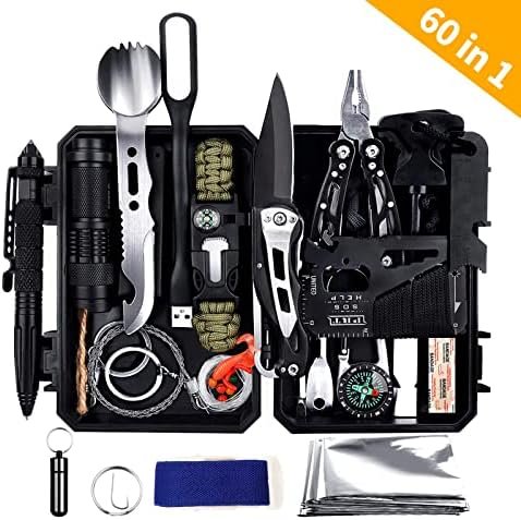 ANTARCTICA Emergency Survival Gear Kits 60 in 1, Outdoor Survival Tool with Emer... - Image 9