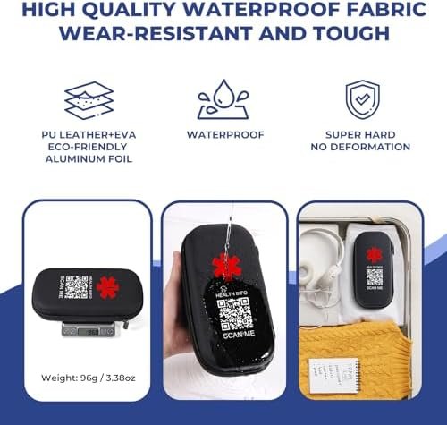 Insulin Cooler Travel Case - Insulated Portable Diabetic Organizer with 2 Reusab... - Image 3