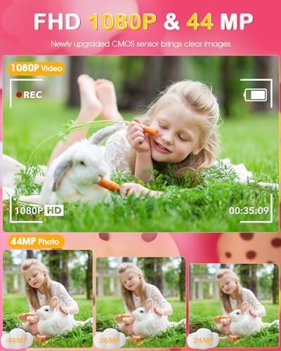 Digital Camera 2024 Newest FHD 1080P 44MP Cameras for photography, Point and Sho... - Image 4