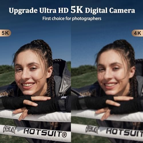 5K Digital Camera for Photography and Video Autofocus 48MP Vlogging Selfie Camer... - Image 3
