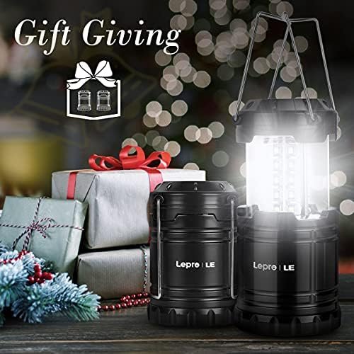 Lepro LED Camping Lanterns Battery Powered, Collapsible, IPX4 Water Resistant, O... - Image 9