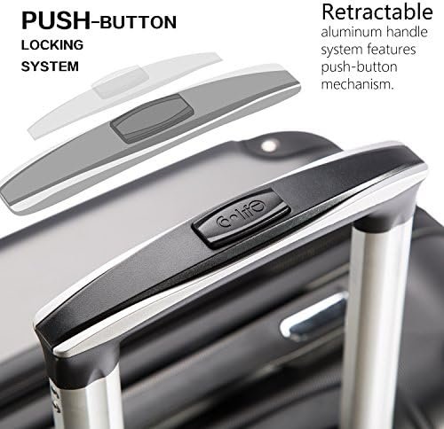 Coolife Luggage Expandable(only 28") Suitcase 3 Piece Set with TSA Lock Spinner ... - Image 4