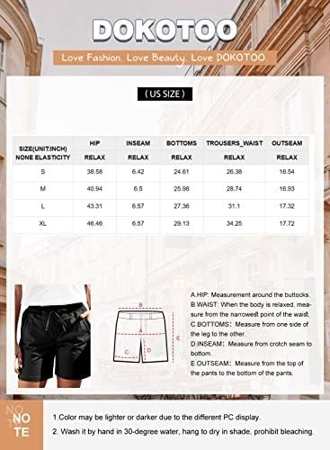 Dokotoo Womens Relaxed Fit High Waist Casual 4 Pocketed 2024 Hiking Outdoor Summ... - Image 8