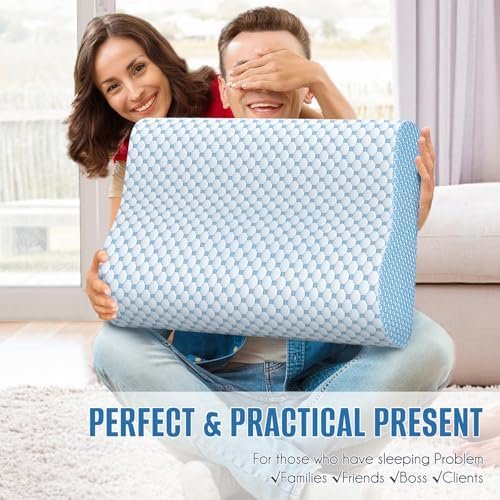 Cervical Pillow for Neck and Shoulder Pain Relief, Memory Foam Pillow for Sleepi... - Image 8