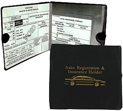 ESSENTIAL Car Auto Insurance Registration BLACK Document Wallet Holders 2 Pack -... - Image 3