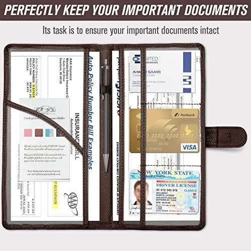 foryou Car Registration and Insurance Holder with Magnetic Closure, Auto Truck D... - Image 6