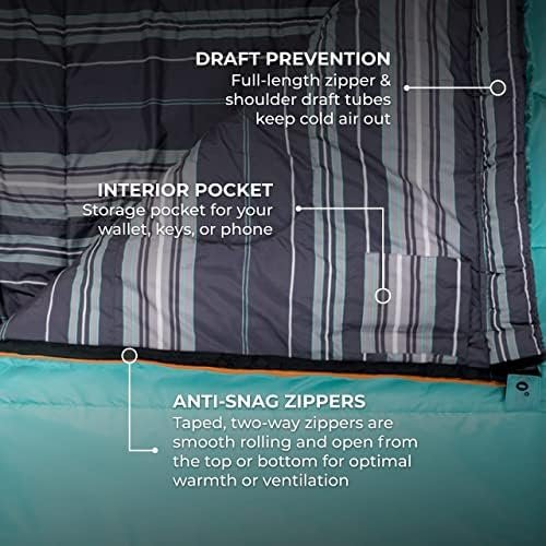 TETON Celsius Regular, -25, 20, 0 Degree Sleeping Bags, All Weather Bags for Adu... - Image 6